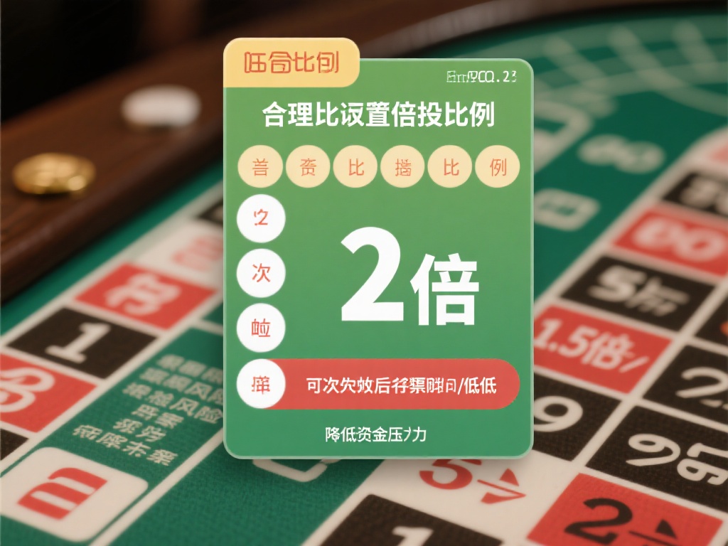 合理设置倍投比例：常见的倍投比例是2倍，即每次失败